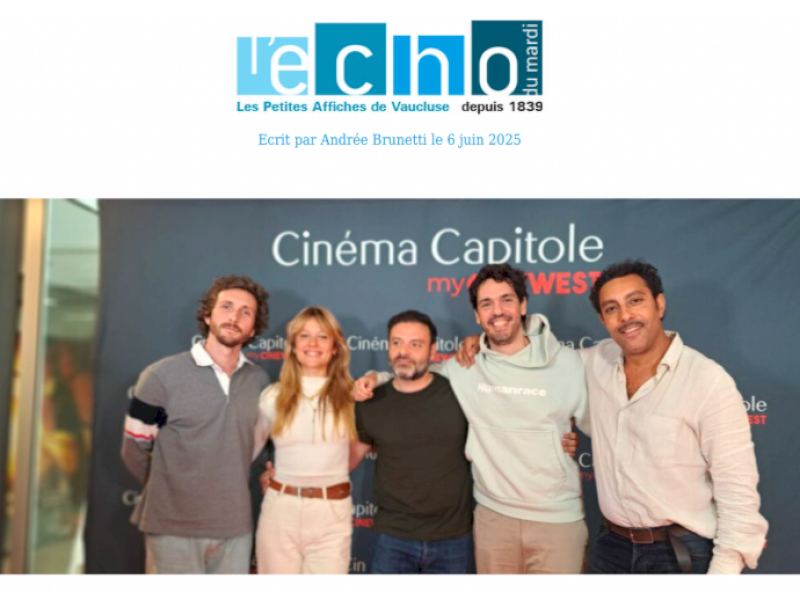 ‘Avignon’, le fim primé au Festival de l’Alpe d’Huez en vedette au cinéma Capitole