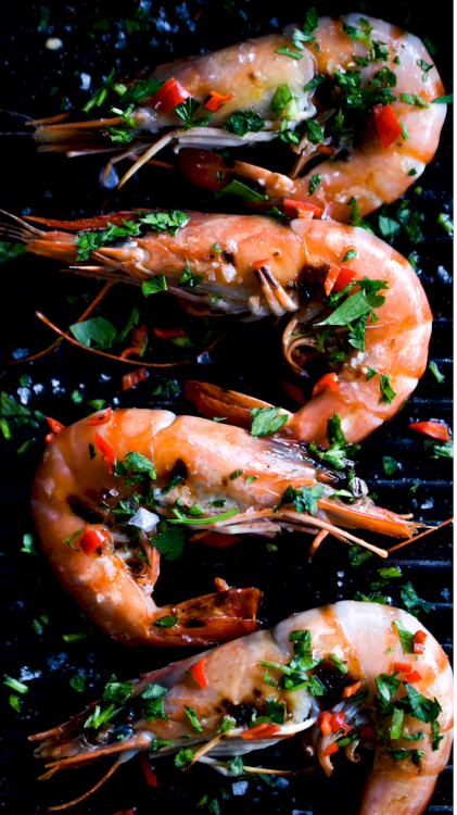 GAMBAS FLAMBÉES À LA LIQUEUR LA CAMARGUAISE®