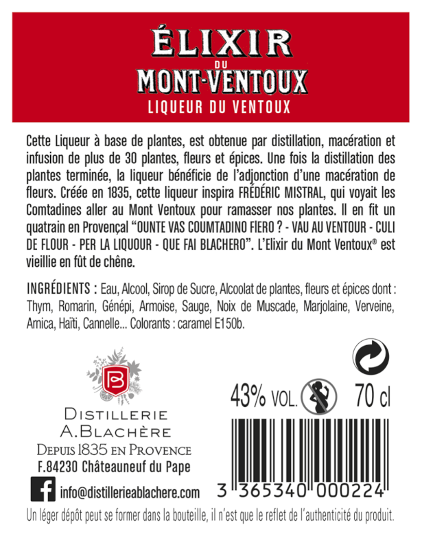 LIQUEUR DU VENTOUX 