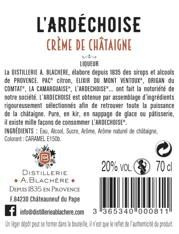 CREME DE CHATAIGNE 