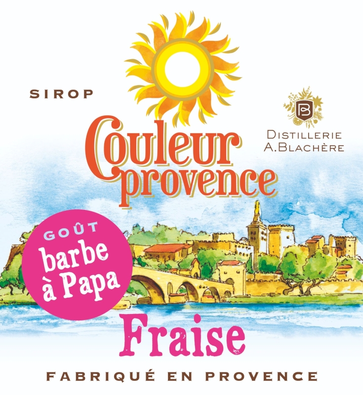 SIROP FRAISE GOUT BARBE A PAPA