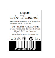 LIQUEUR de LAVANDE 